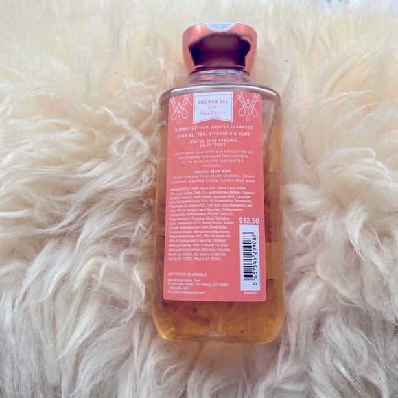 🎄 NWT Bath & Body Works Vanilla Bean Noel Shower Gel with Shea Butter - Picture 2 of 2